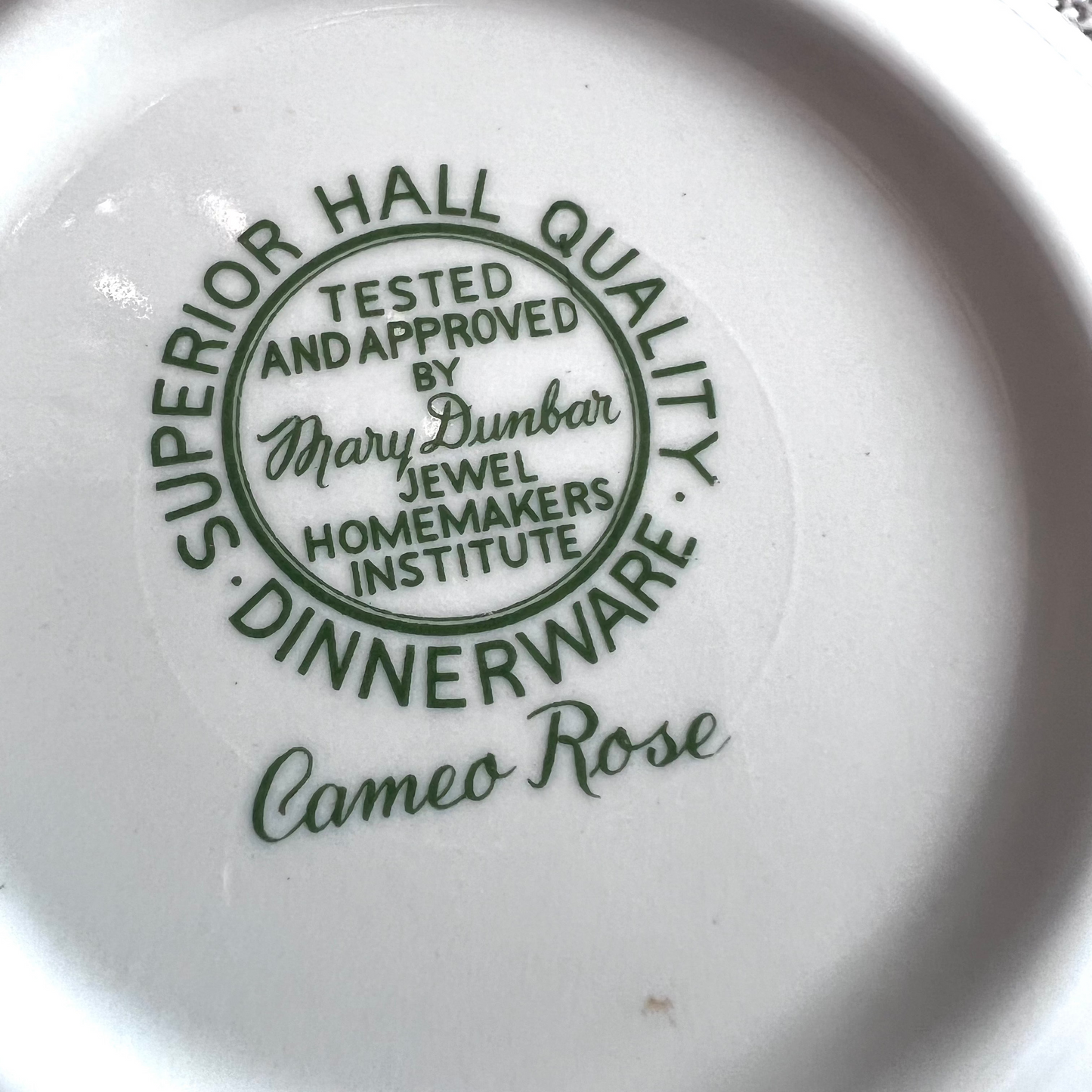 Vintage Hall “Cameo Rose” Fruit & Dessert Bowl -  USA