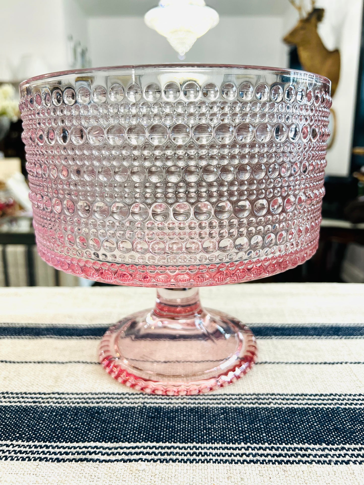 Pink Trifle Bowl