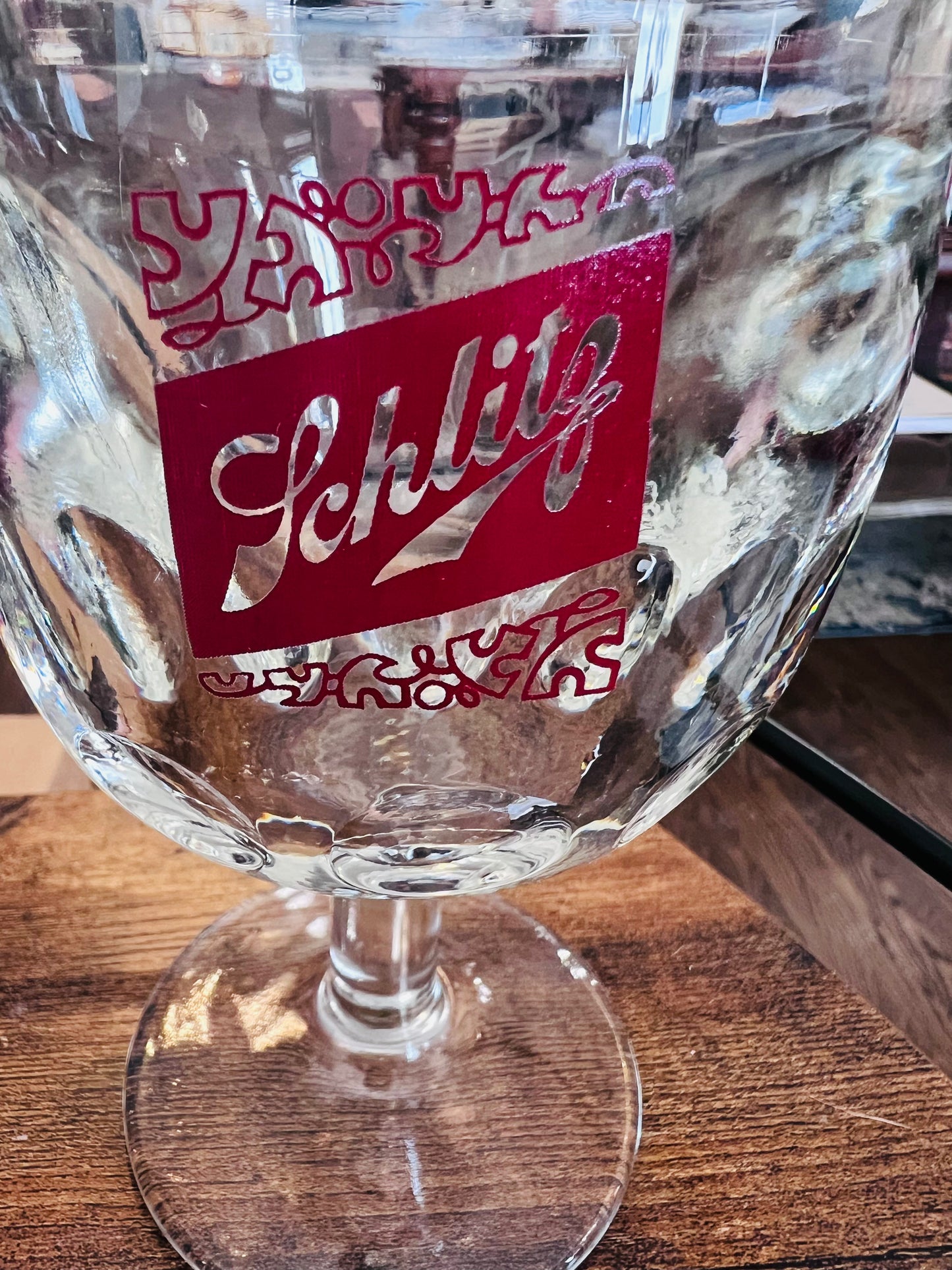 Vintage Schlitz Beer Goblet Circa 1960s/70s