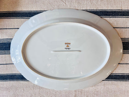 Large Serving Platter - Vintage Aladdin Fine China “Fiesta” Occupied Japan Dinnerware Circa 1945-1952