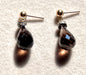 Smoke & Spark Quartz & Pavé Diamond Roundel Earrings