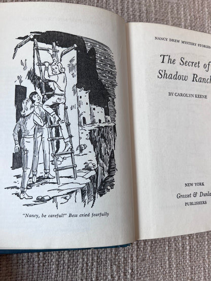 "The Secret of Shadow Ranch" - Vintage 1965 Nancy Drew Mystery #5