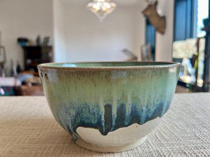 Ramen Bowl Light Blue - Handmade by Ceramic Artist Natalie Zelman