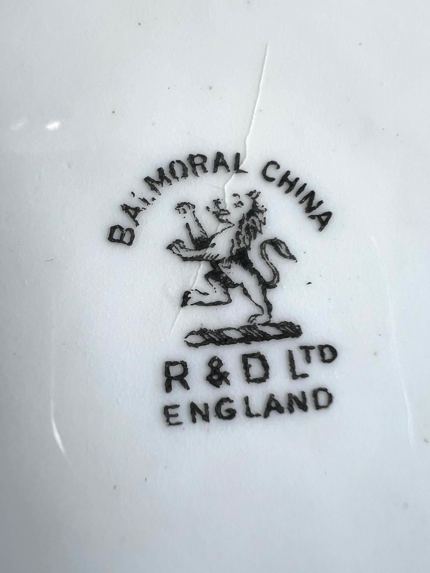 Antique Redfern & Drakeford "Balmoral" Dinner Plate - England