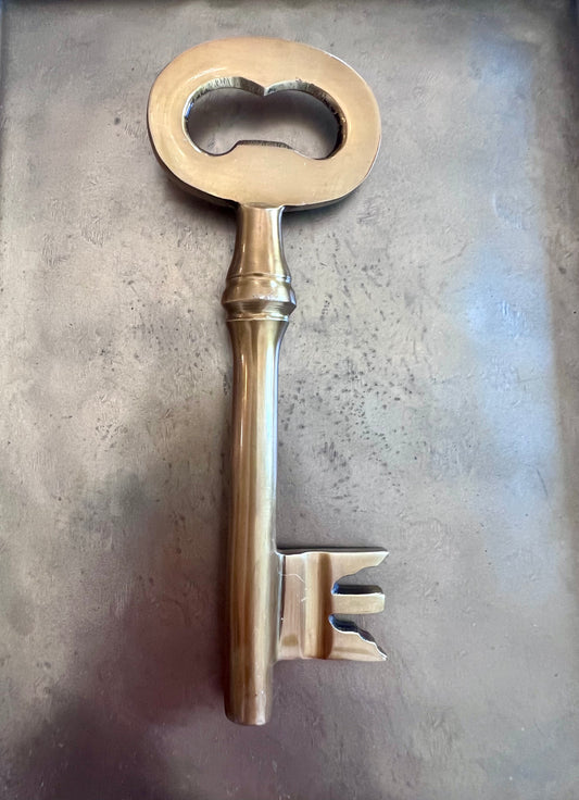 Brass Skeleton Key Bottle Opener