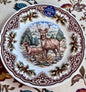 Royal Stafford Stag Deer Salad Plate - Made in England