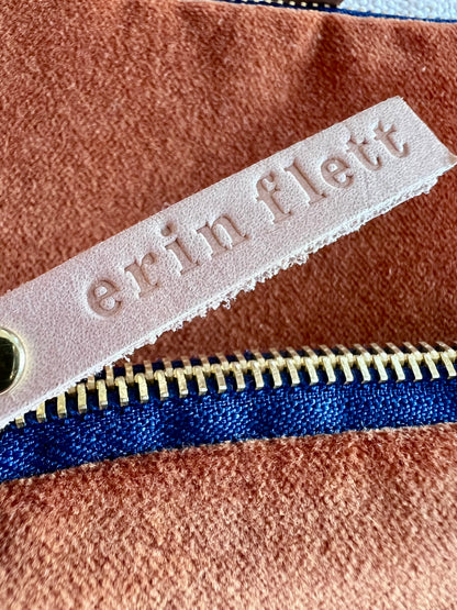 Sienna Velvet “Ellie” Wristlet Purse - Handmade by Erin Flett