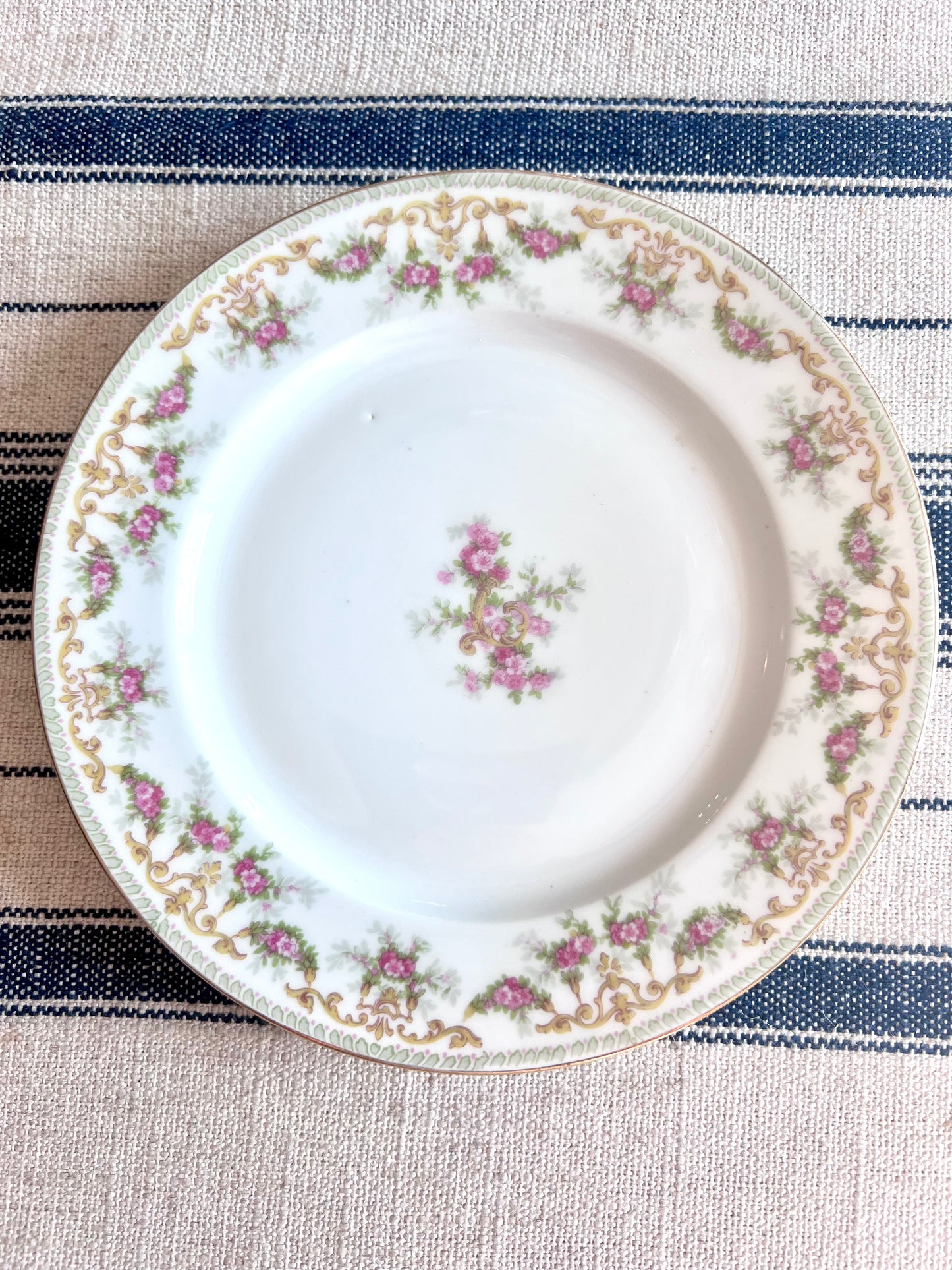 Antique Tressemann & Vogt Limoges France Salad Plate, Circa 1892–1907