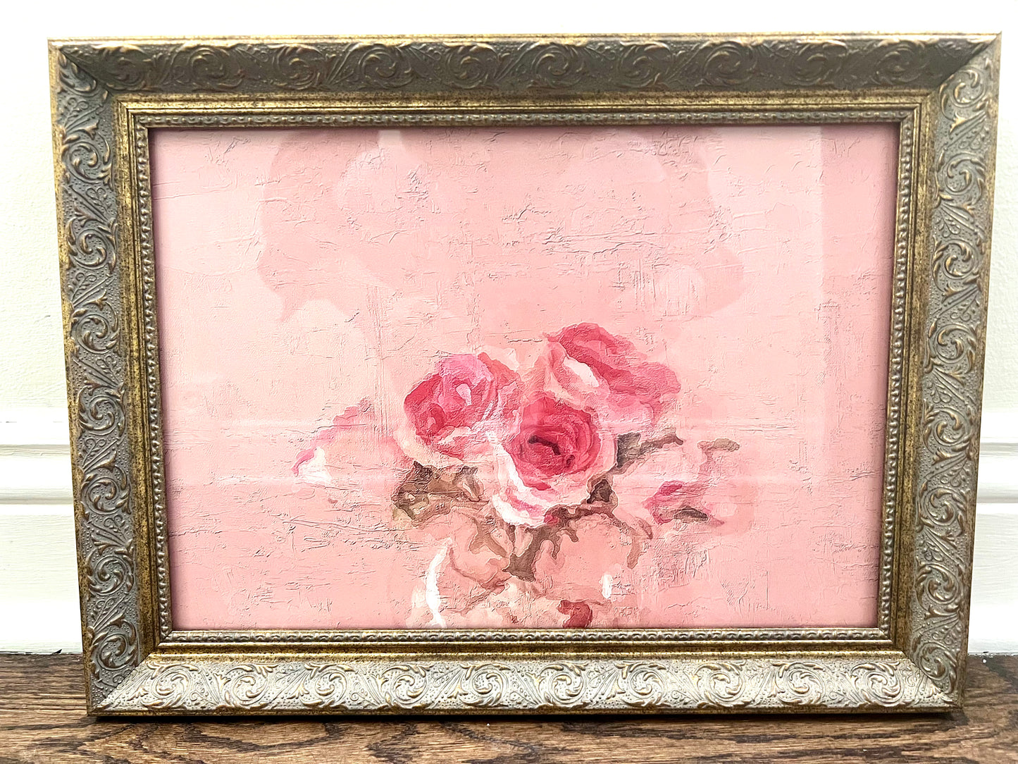 Pink Roses Framed Print