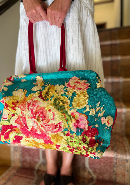 Blossom Blue Pioneer Purse