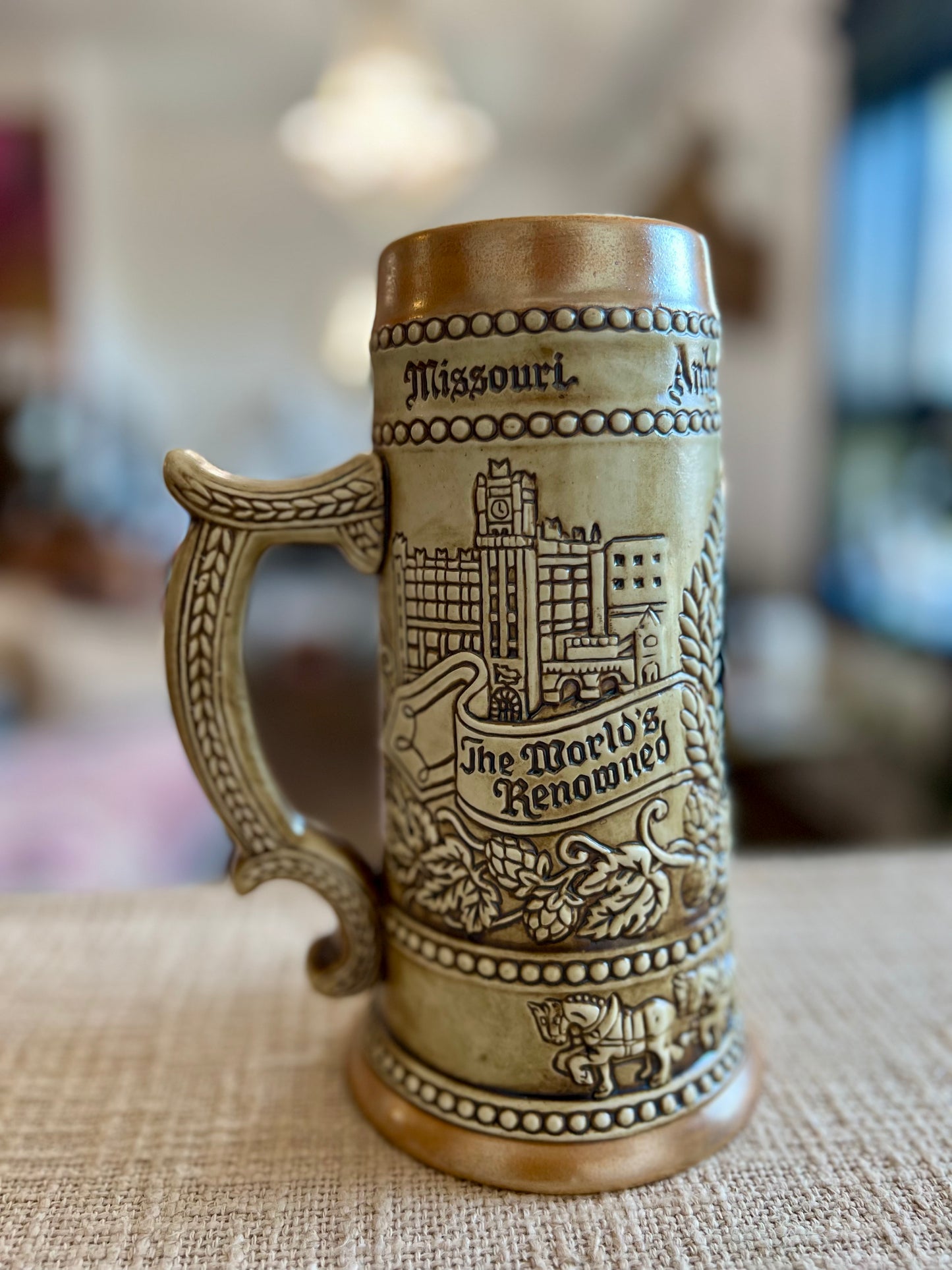 Vintage Anheuser-Busch Beer Stein