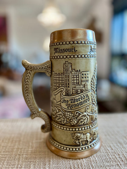 Vintage Anheuser-Busch Beer Stein