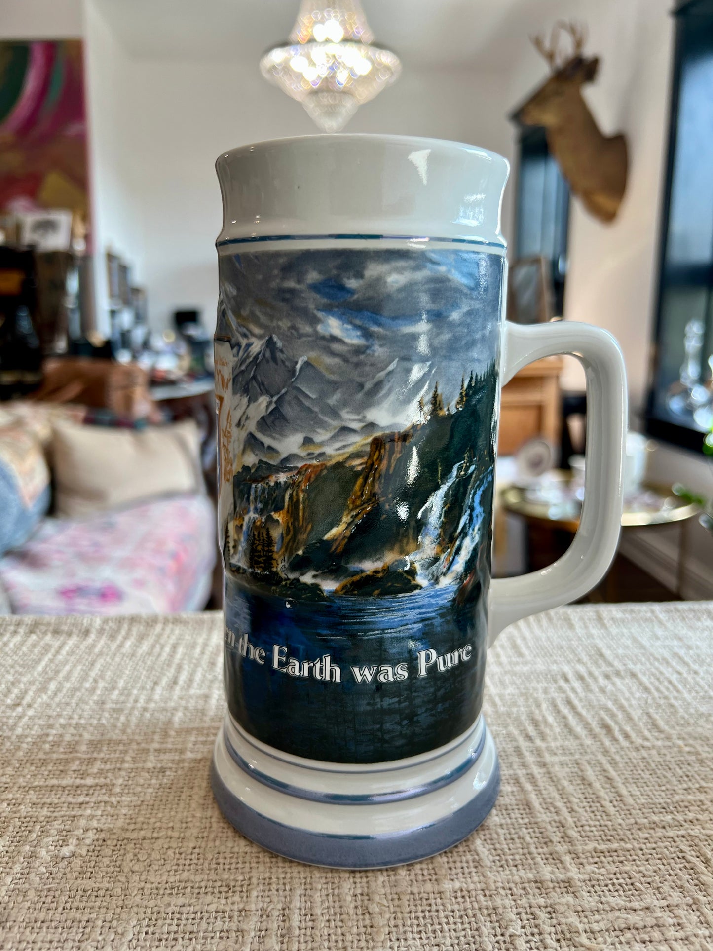 Vintage 1985 Old Style Beer Stein #48268