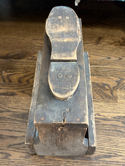 Vintage Wooden Shoe Shine Box