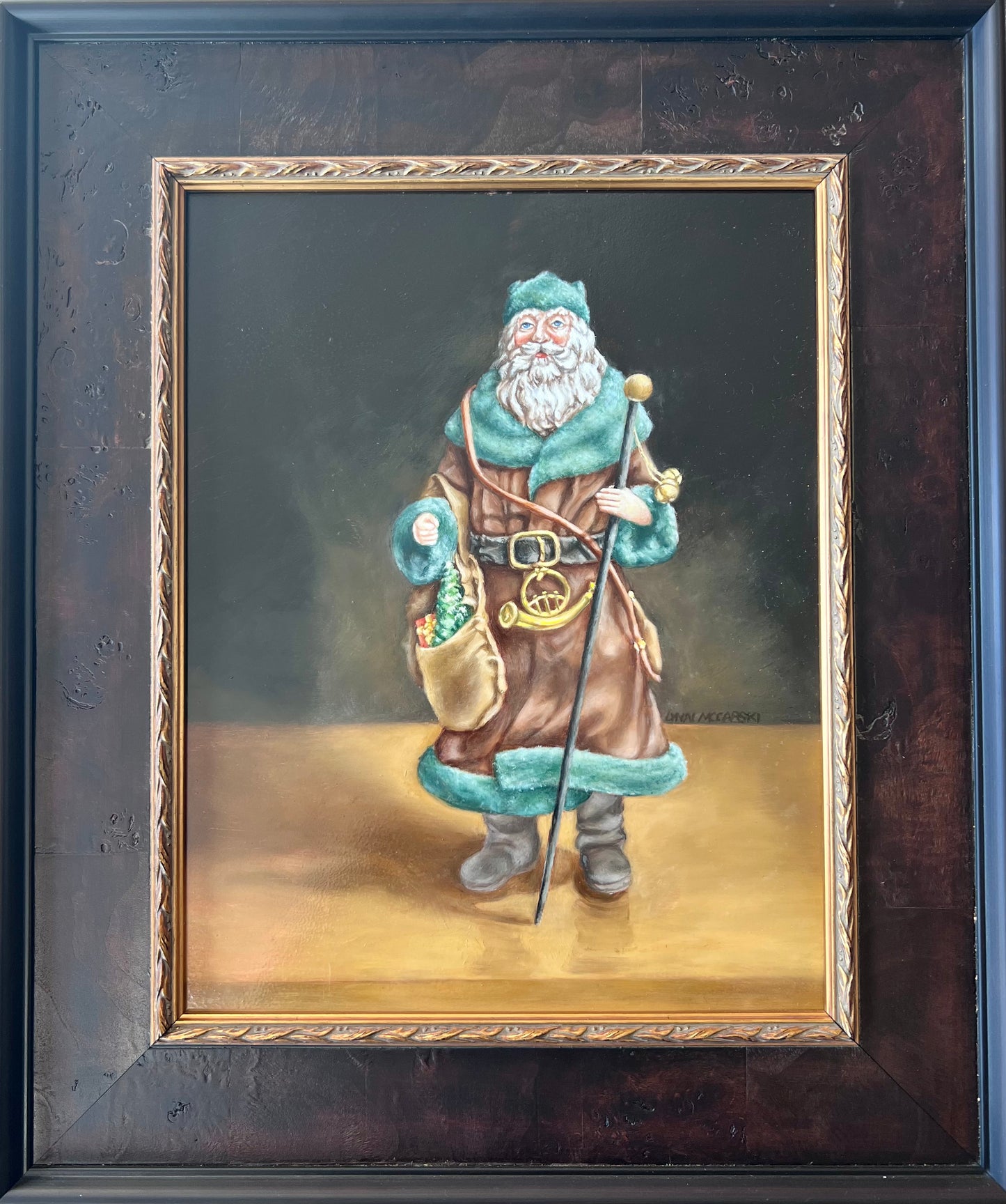Noël Papa by Artist Lynn Mocarski