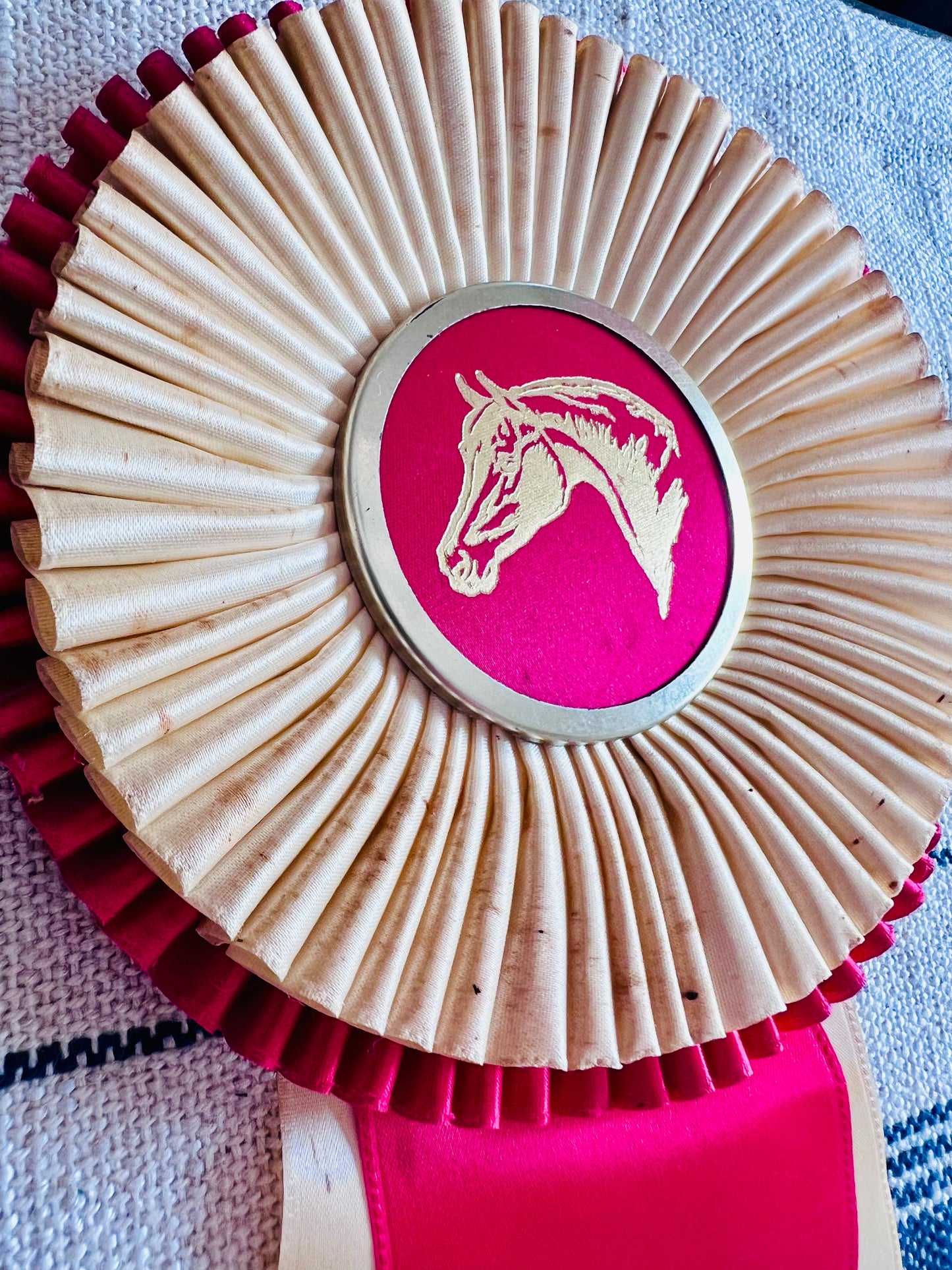 Vintage 1975 Horse Show Ribbon - Half Arabian Association of Michigan