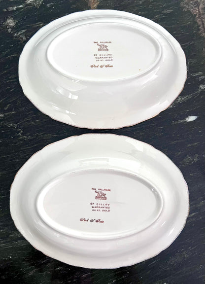 Cannonsburg Pink Rose China with 22KT Gold Trim – 92-Piece Heirloom Set