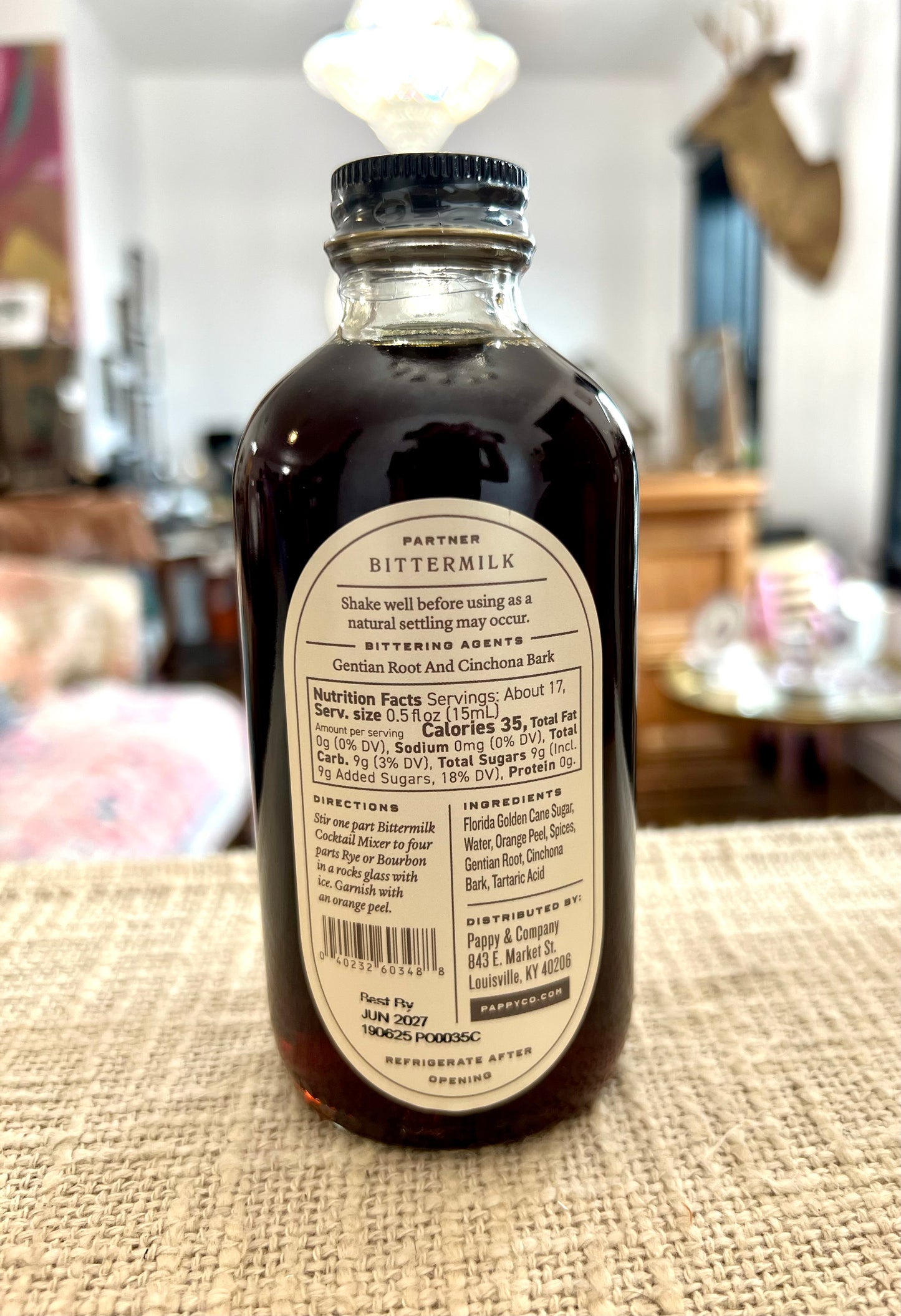 Pappy Van Winkle Bourbon Barrel-Aged Old Fashioned Cocktail Mixer, 8.5 fL. oz.
