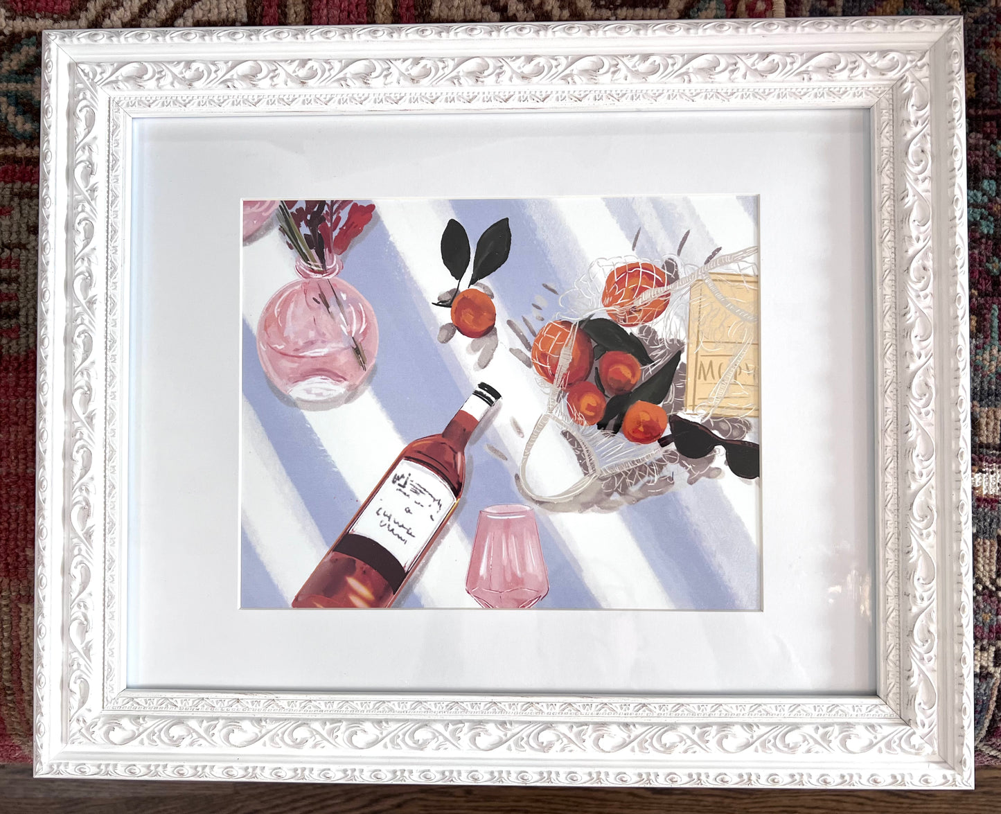 Sunday Boozy Brunch Framed Art Print BY Rebecca Meixner