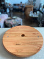 The Lazy Todd, Stained Finish - Handcrafted Patio Table Lazy Susan by Todd McDowell