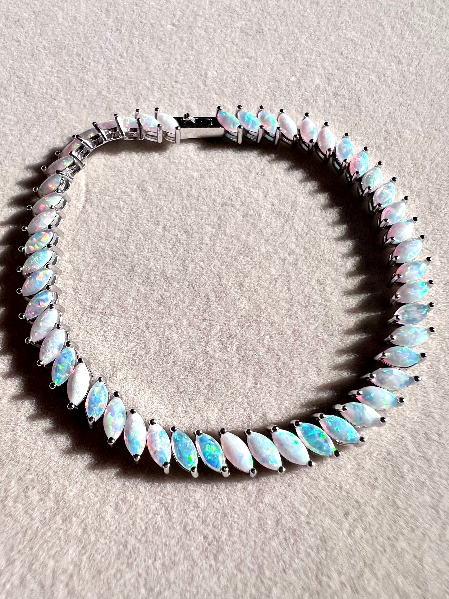 Opal Fire Tennis Bracelet