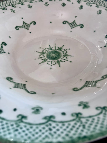 Burano Large Green Serving Bowl