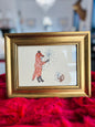 Sparkler Friends Framed Embroidered Textile by Coral & Tusk