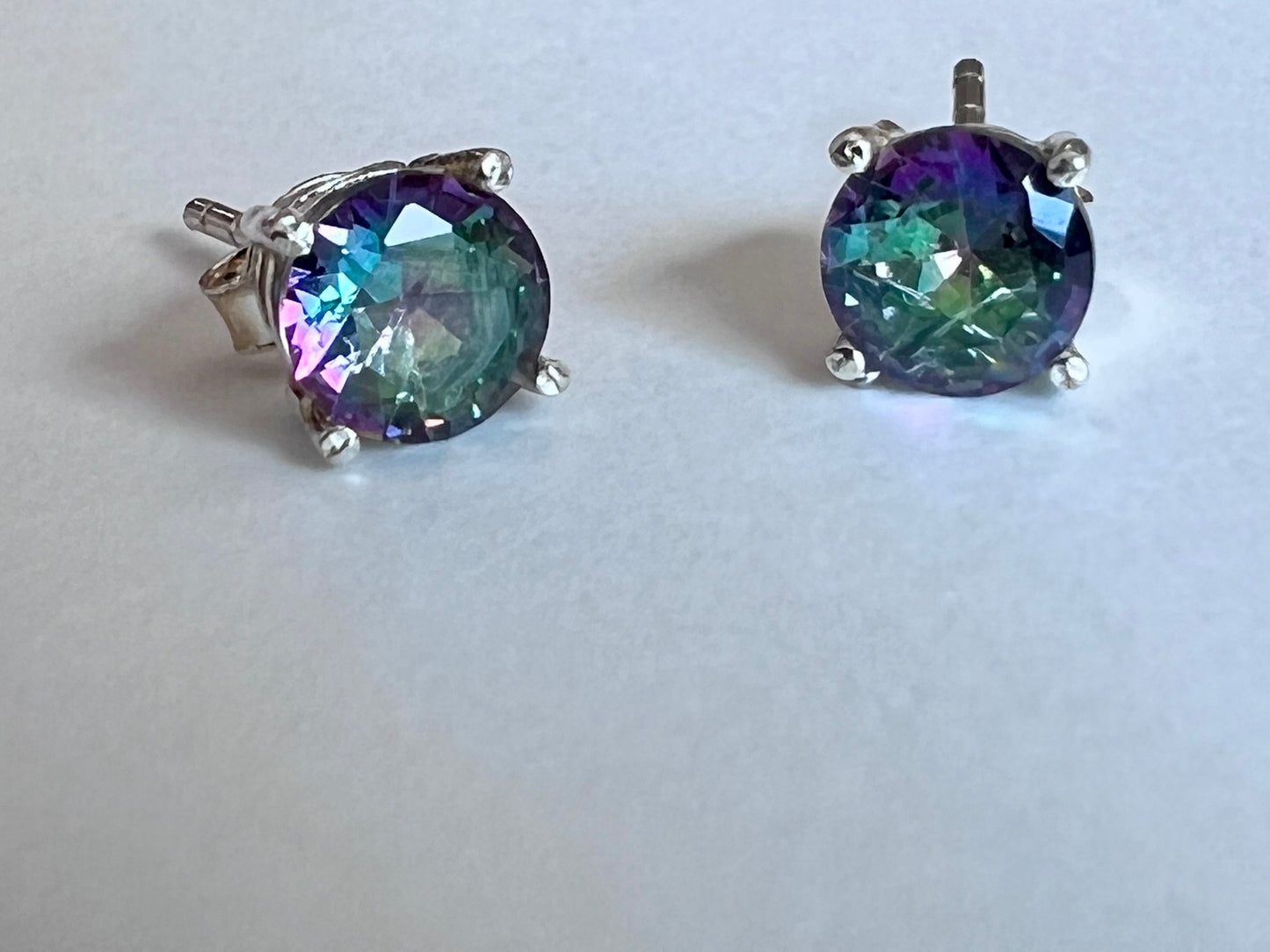Mystic Topaz Stud Earrings
