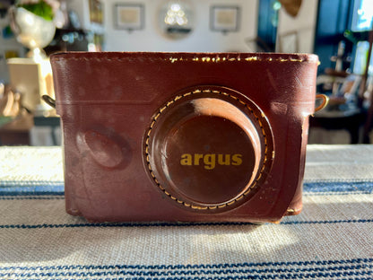 Vintage Argus C3 Camera in Leather Case Circa early 1950s