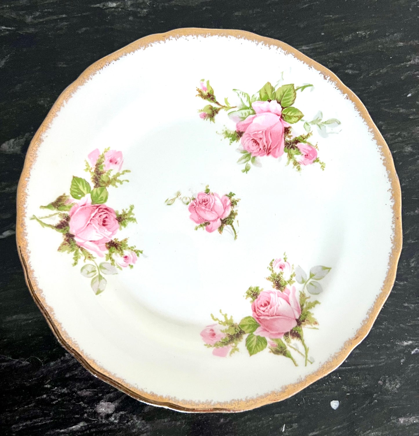 Cannonsburg Pink Rose China with 22KT Gold Trim – 92-Piece Heirloom Set