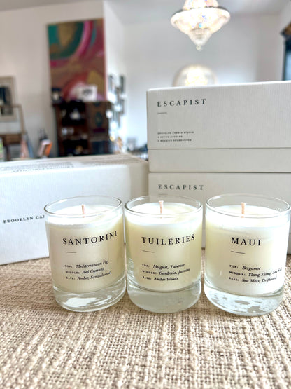 Fresh + Floral Votive Candle Set by Brooklyn Candle Studio