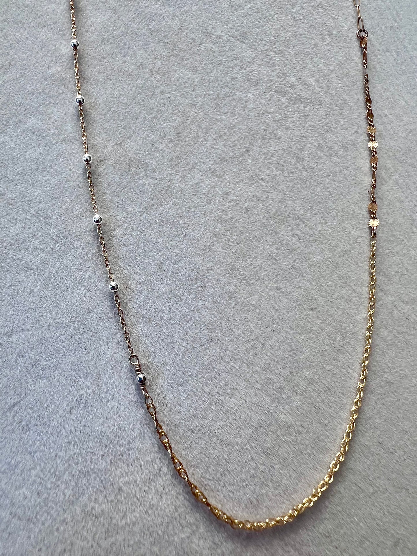 Woven Chain 14kt Gold Fill Necklace - 18"
