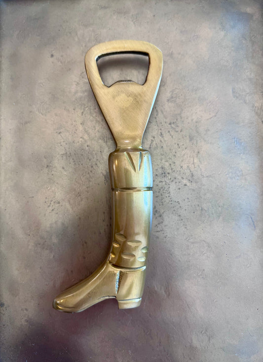 Brass Boot Bottle Opener