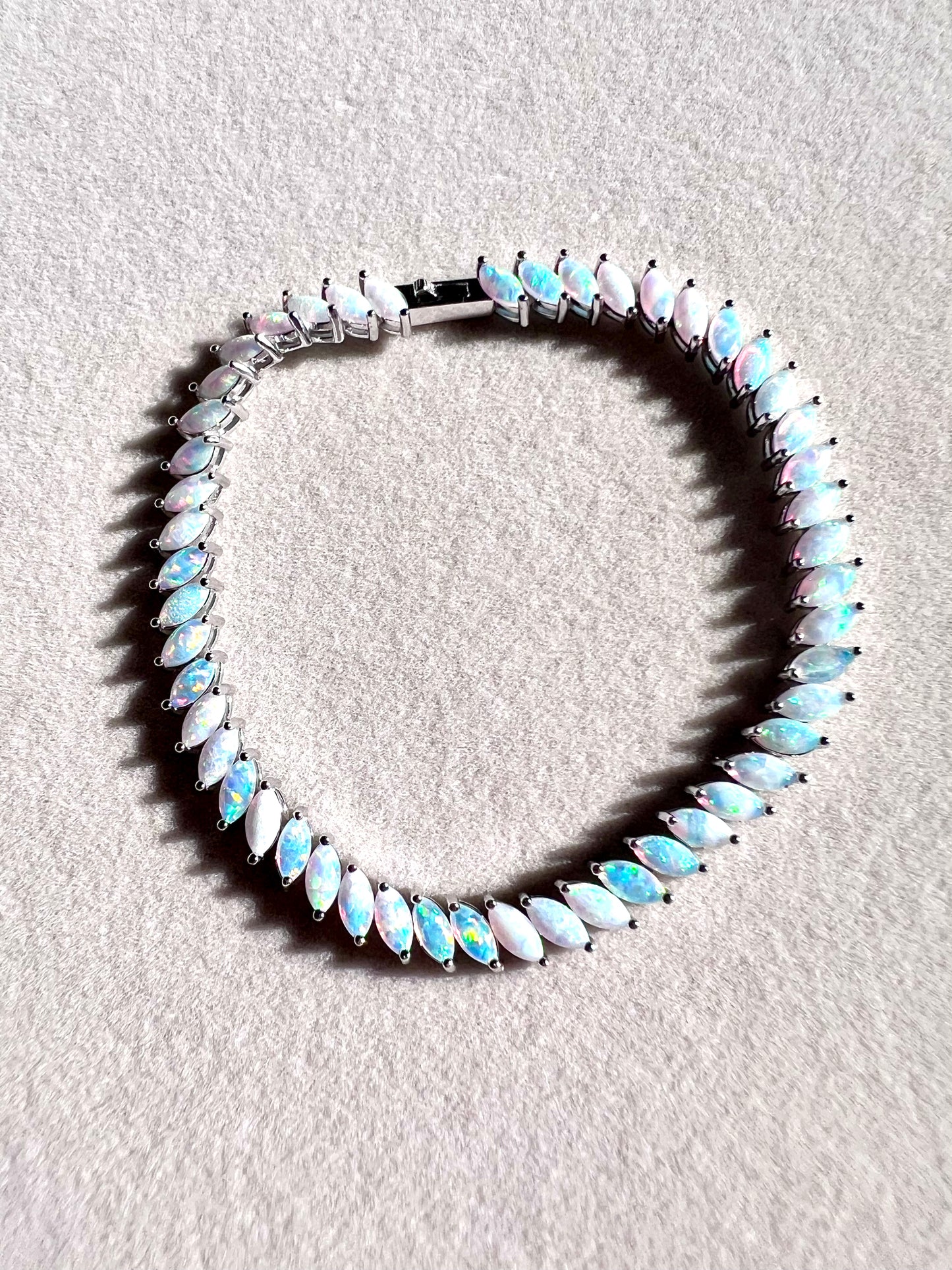 Opal Fire Tennis Bracelet