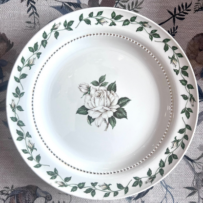 Vintage Hall “Cameo Rose” Dinner Plate - USA