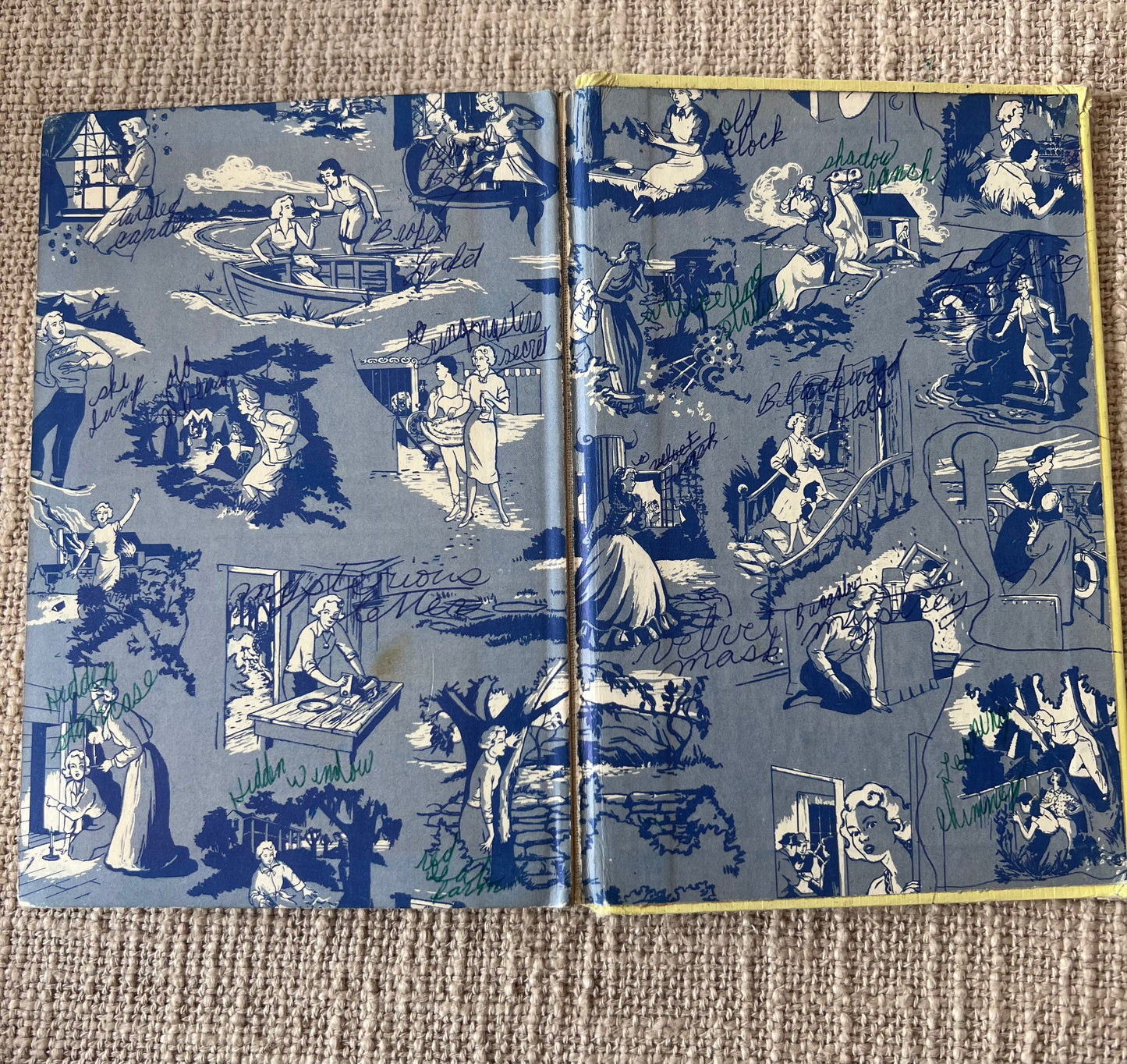 "The Secret of the Old Clock" - Vintage 1959 Nancy Drew Mystery #1