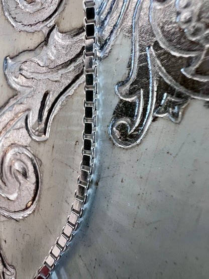 Sterling Silver Box Chain – Made in Italy