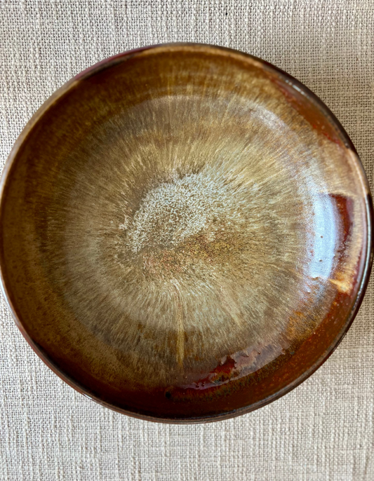 Wild Pinto Wide Bowl - Handmade by Potter Natalie Zelman