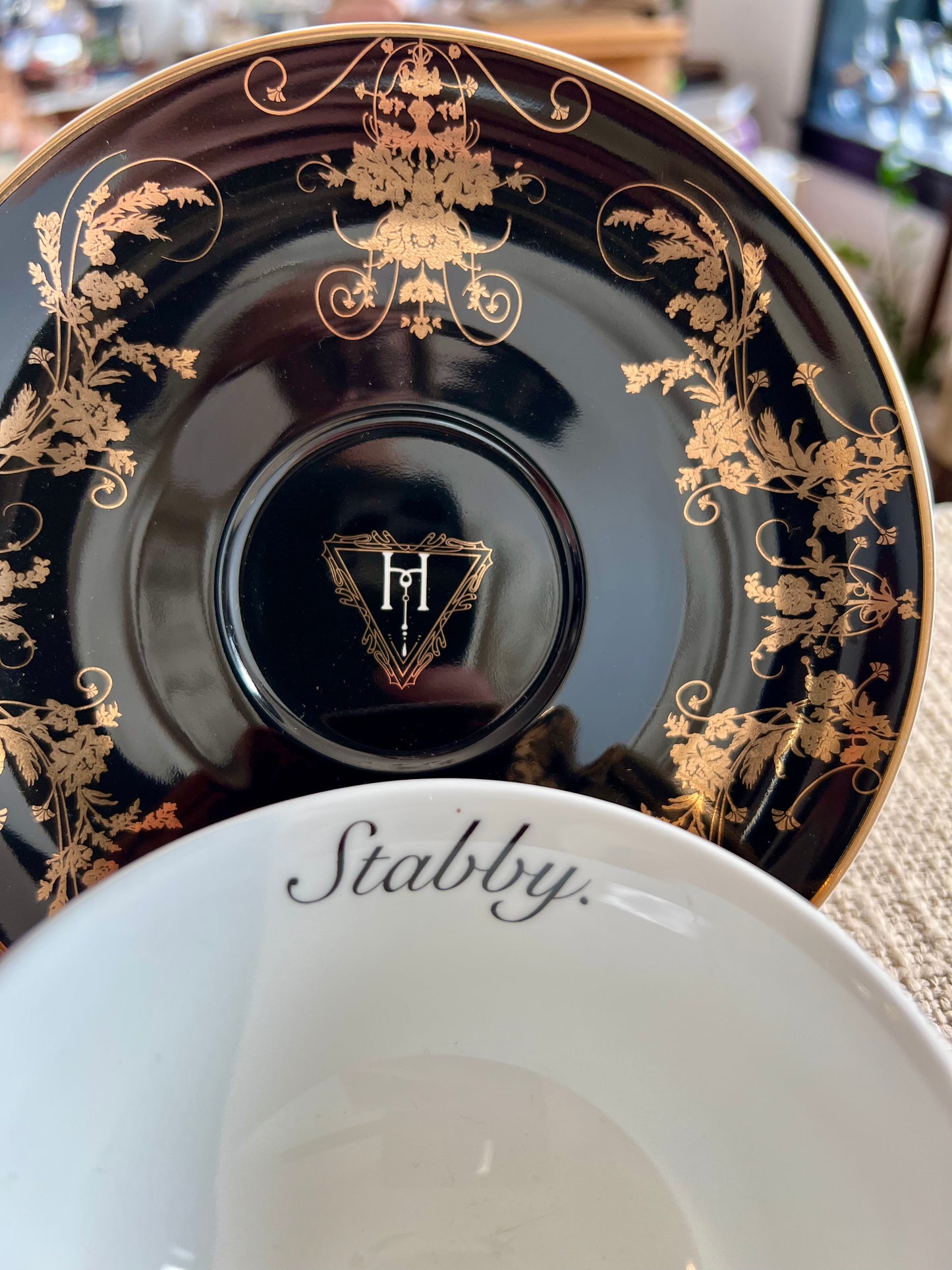 Stabby Tea Cup & Saucer