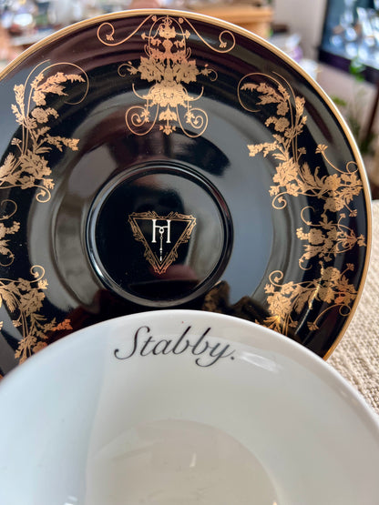 Stabby Tea Cup & Saucer