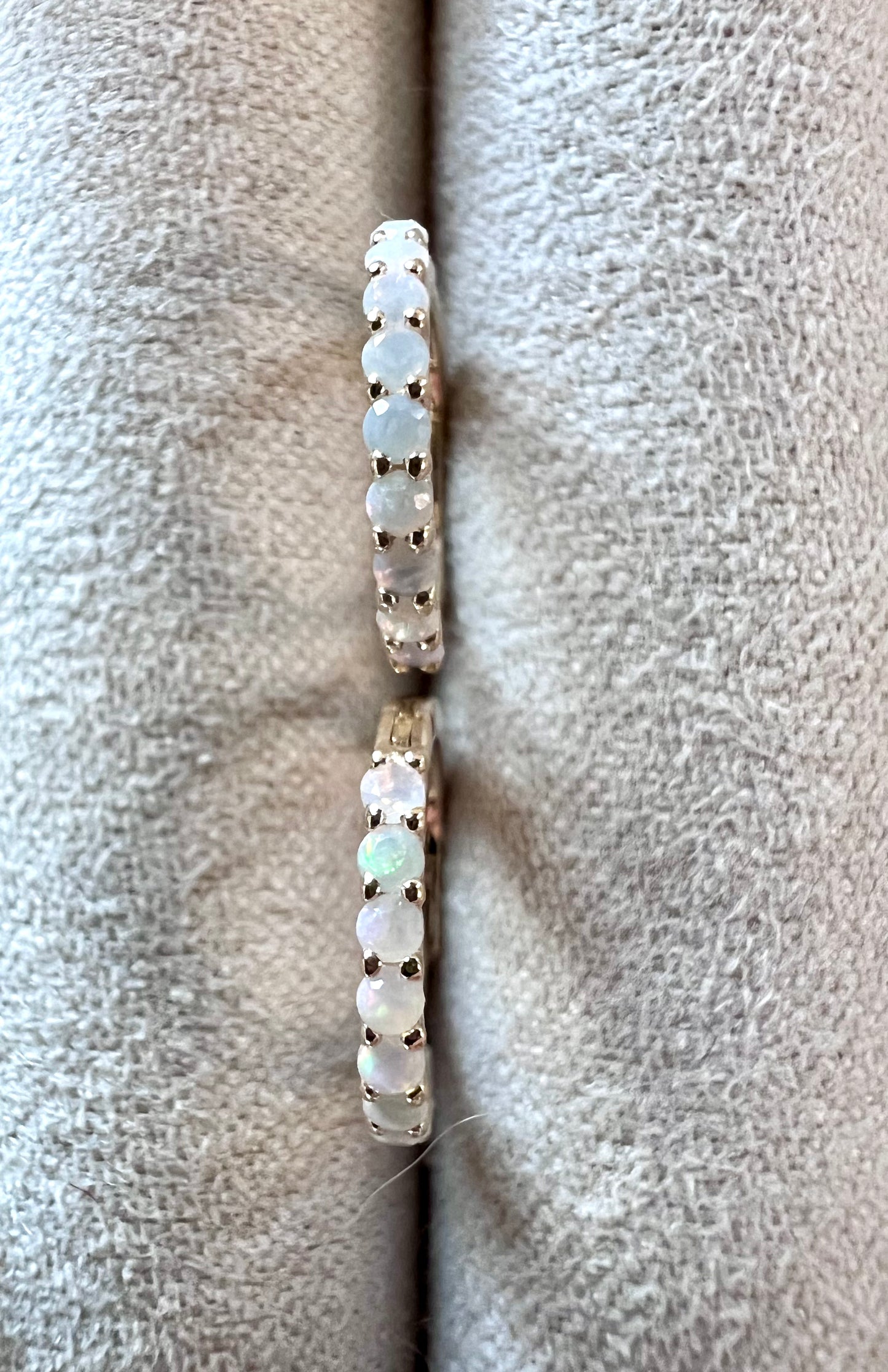 Ethiopian Opal Solid 14kt Gold Earrings