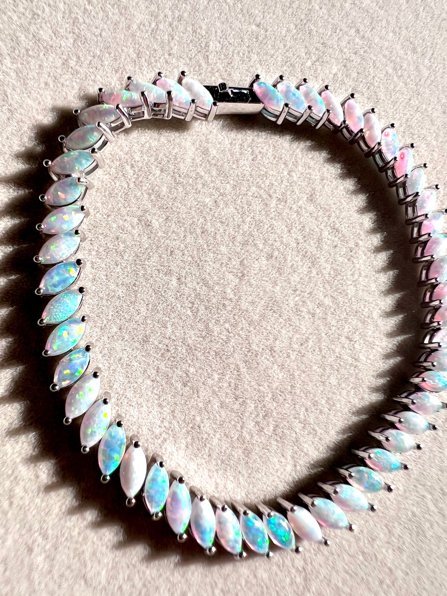 Opal Fire Tennis Bracelet