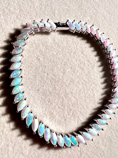 Opal Fire Tennis Bracelet