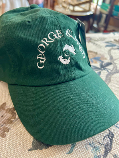 George & Fred Green Forest Embroidered Baseball Hat