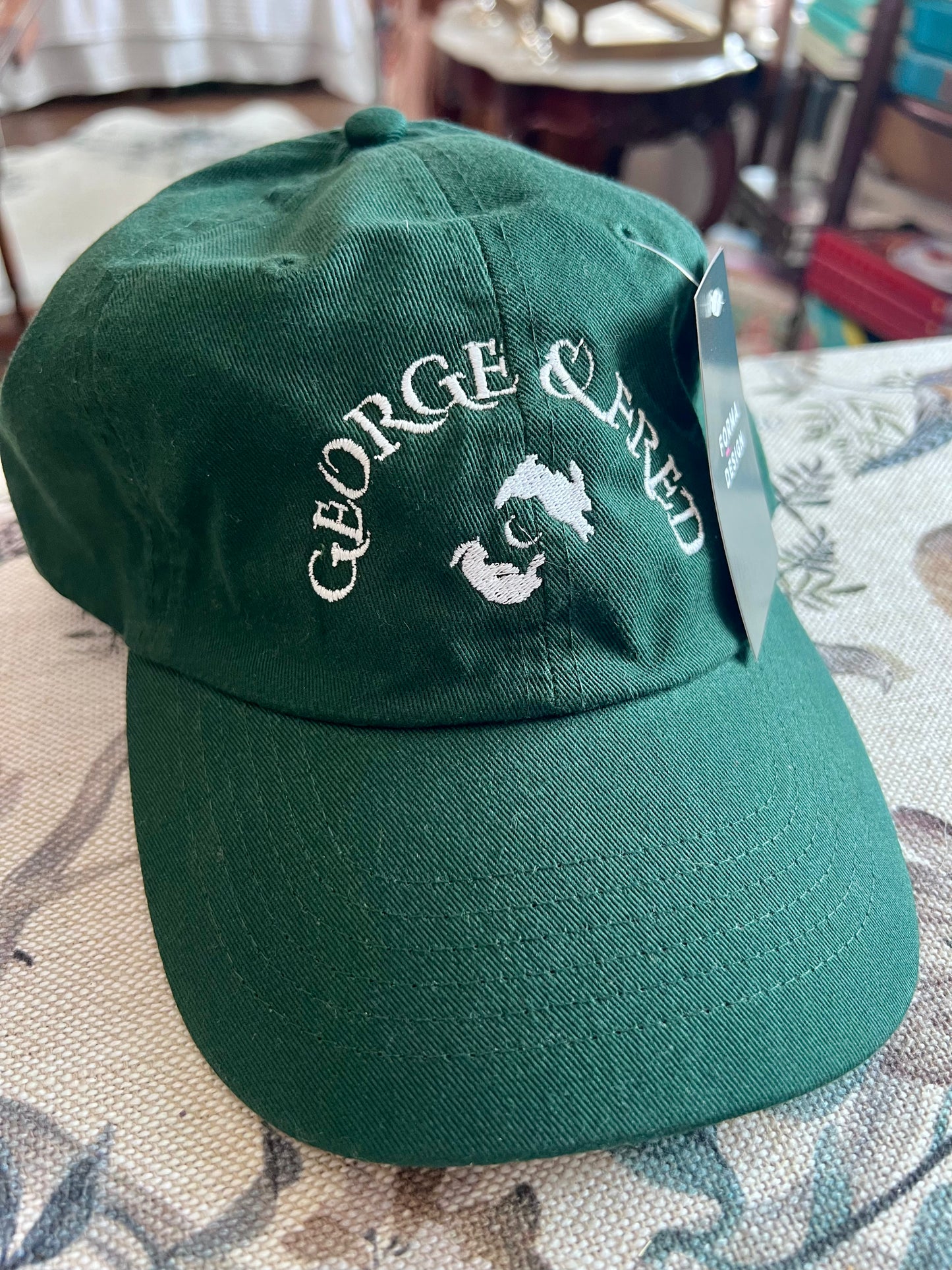 George & Fred Green Forest Embroidered Baseball Hat