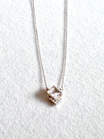 Topaz & Diamond Necklace