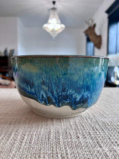 Ramen Bowl Deep Blue - Handmade by Ceramic Artist Natalie Zelman