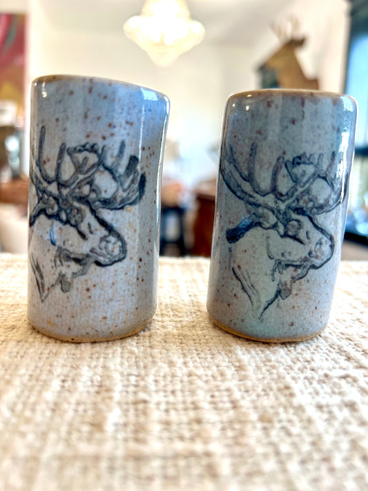 Reindeer Handmade Tiny Tumbler