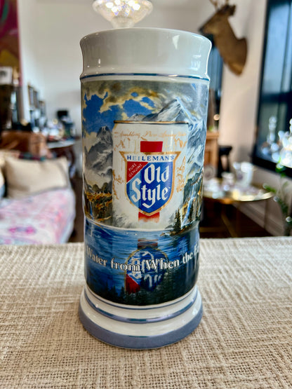 Vintage 1985 Old Style Beer Stein #48268