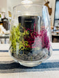 Tatine Bitter Orange And Lavender Candle in Glass Hurricane - IN STORE ONLY